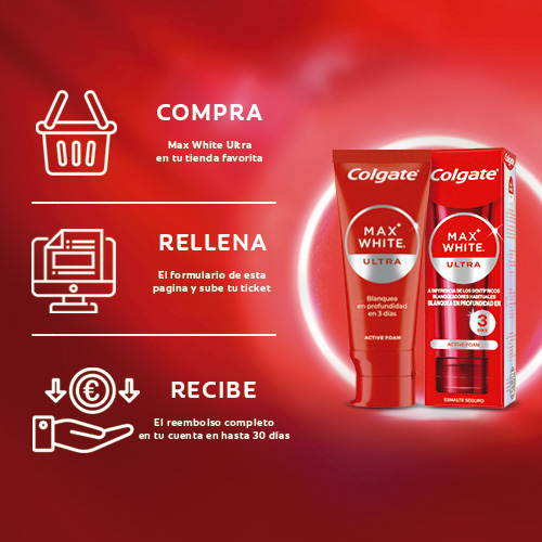 ¡Consigue tu reembolso de Max White Ultra!